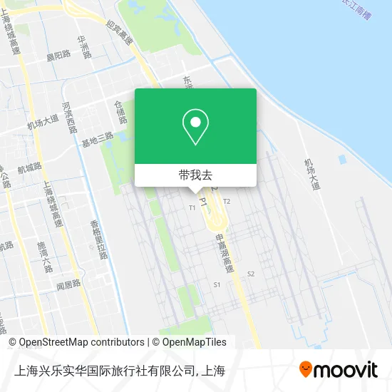 上海兴乐实华国际旅行社有限公司地图
