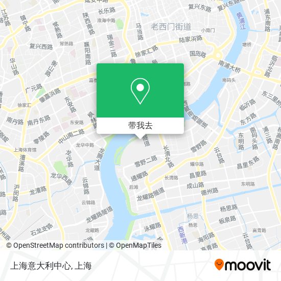 上海意大利中心地图