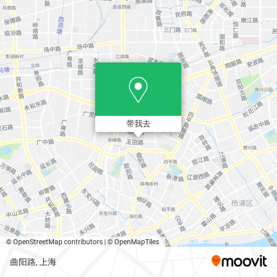 曲阳路地图