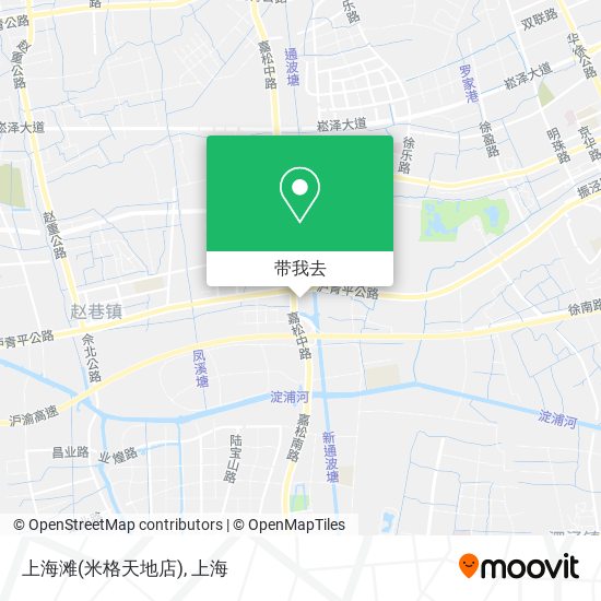 上海滩(米格天地店)地图