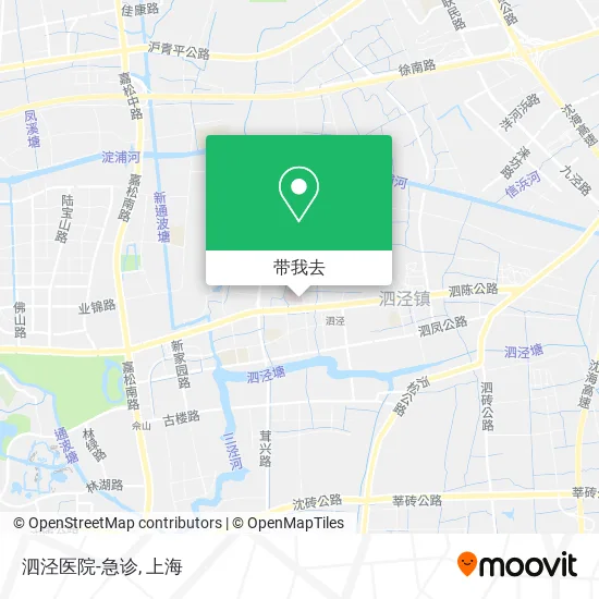 泗泾医院-急诊地图