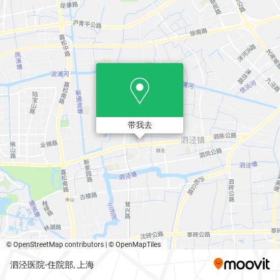 泗泾医院-住院部地图
