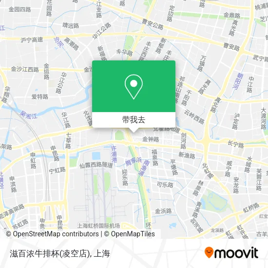滋百浓牛排杯(凌空店)地图