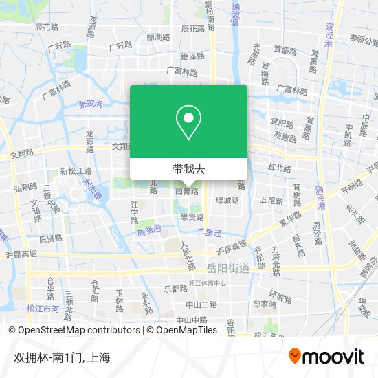 双拥林-南1门地图