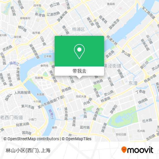 林山小区(西门)地图