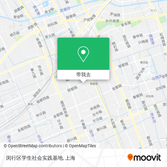 闵行区学生社会实践基地地图