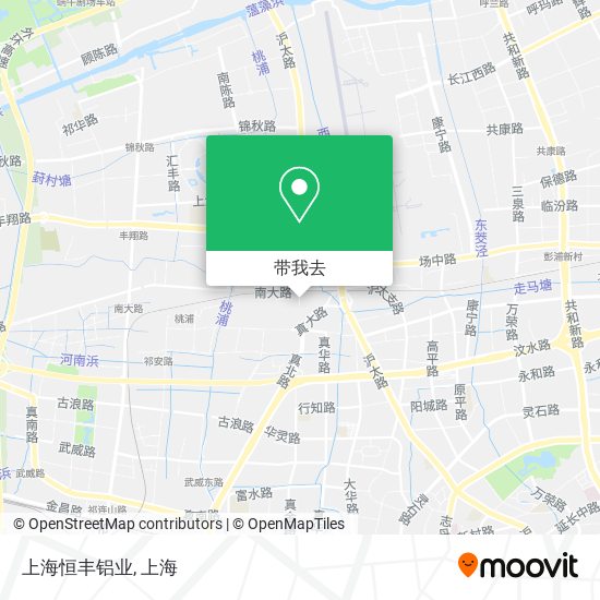 上海恒丰铝业地图