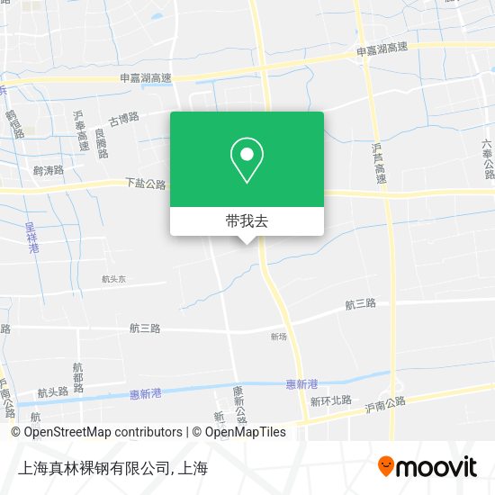 上海真林裸钢有限公司地图