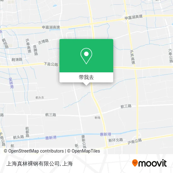 上海真林裸钢有限公司地图