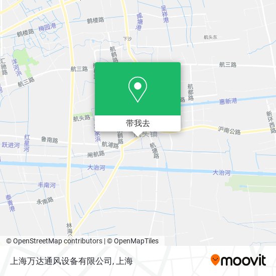 上海万达通风设备有限公司地图