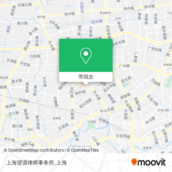 上海望源律师事务所地图