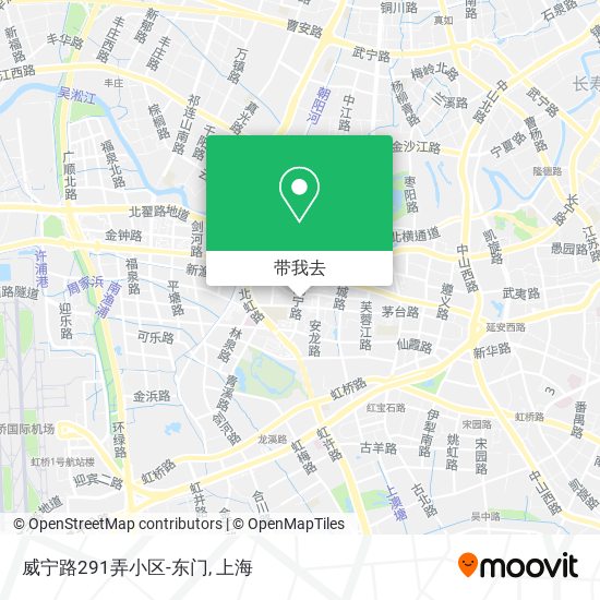 威宁路291弄小区-东门地图