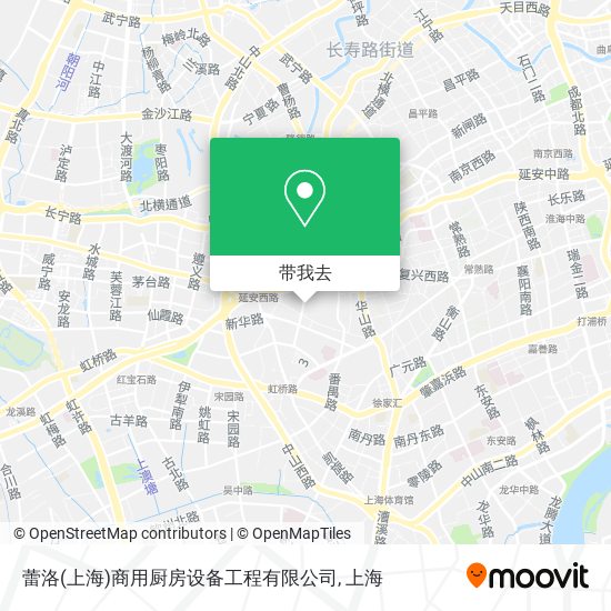 蕾洛(上海)商用厨房设备工程有限公司地图