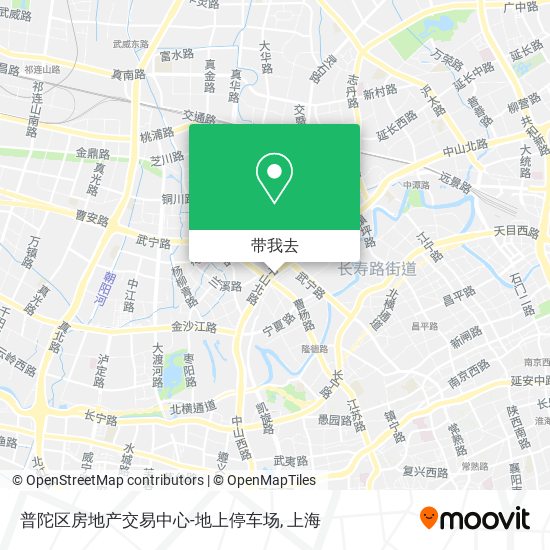 普陀区房地产交易中心-地上停车场地图