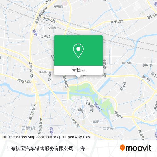 上海祺宝汽车销售服务有限公司地图