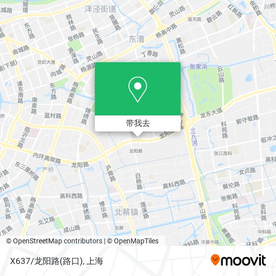 X637/龙阳路(路口)地图