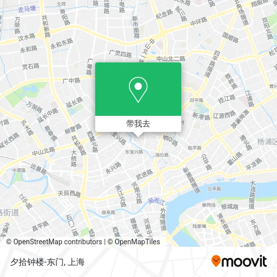 夕拾钟楼-东门地图
