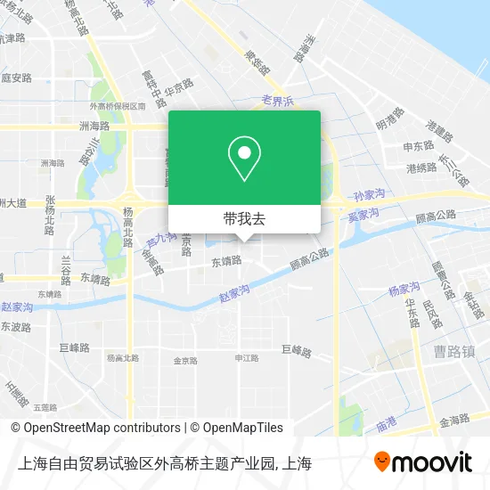 上海自由贸易试验区外高桥主题产业园地图