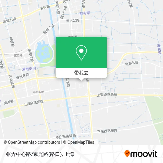 张弄中心路/耀光路(路口)地图