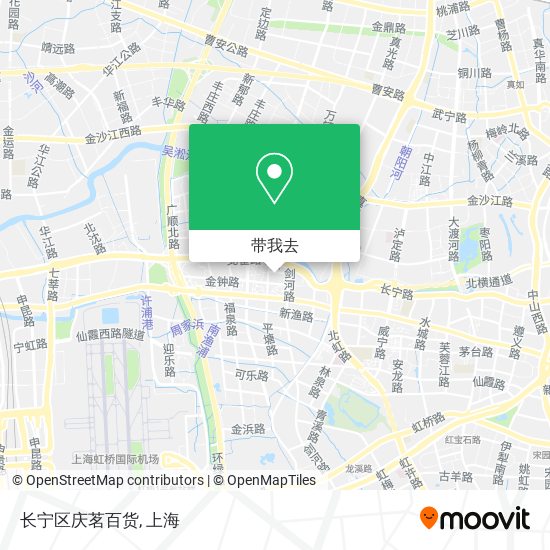 长宁区庆茗百货地图
