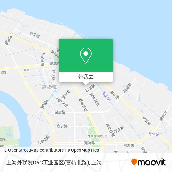 上海外联发D5C工业园区(富特北路)地图