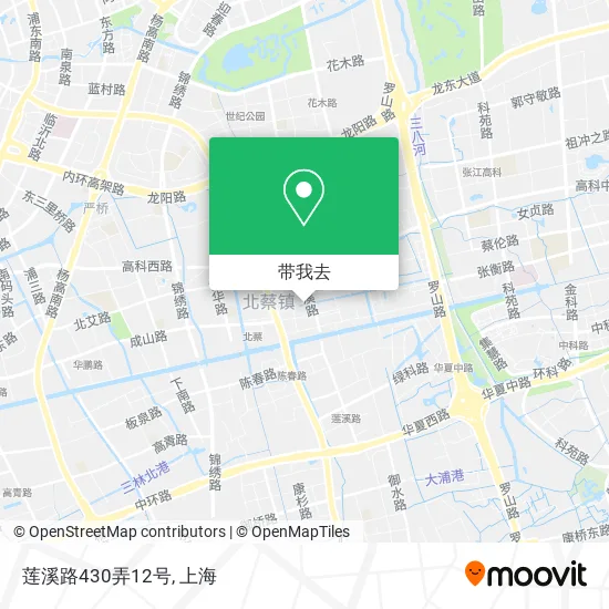 莲溪路430弄12号地图