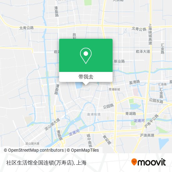 社区生活馆全国连锁(万寿店)地图