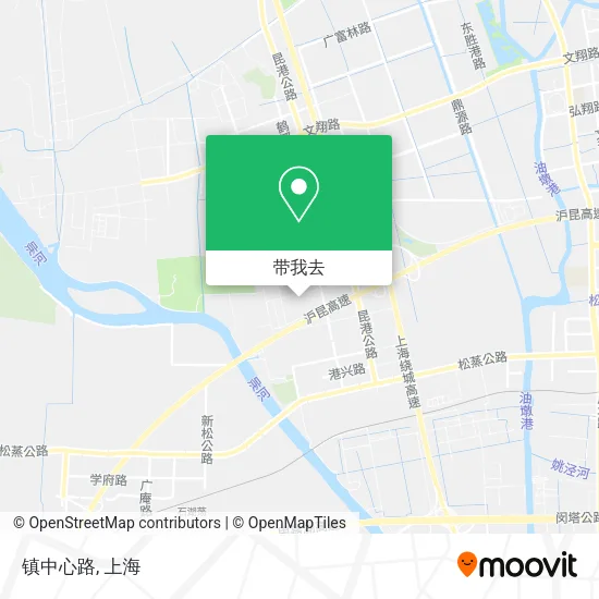 镇中心路地图