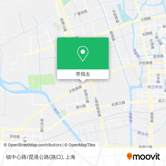 镇中心路/昆港公路(路口)地图
