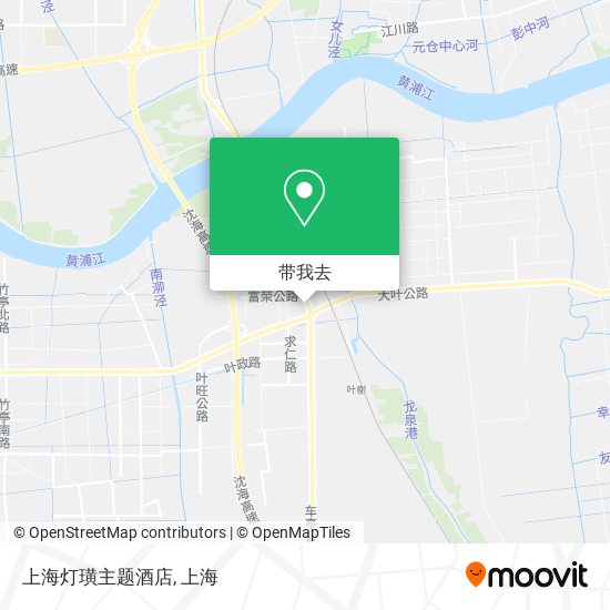 上海灯璜主题酒店地图