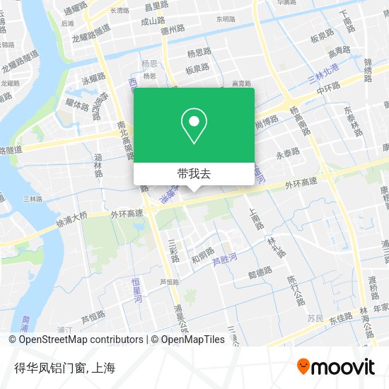 得华凤铝门窗地图
