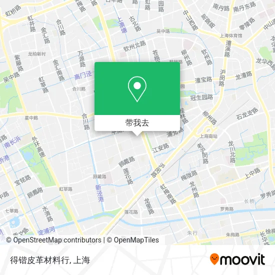 得锴皮革材料行地图