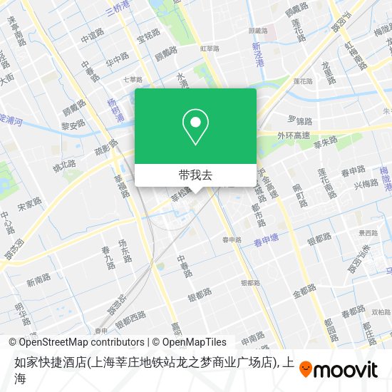 如家快捷酒店(上海莘庄地铁站龙之梦商业广场店)地图