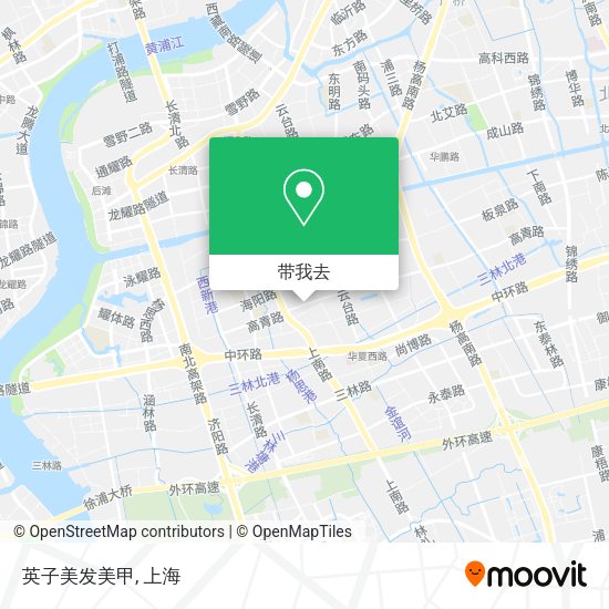 英子美发美甲地图