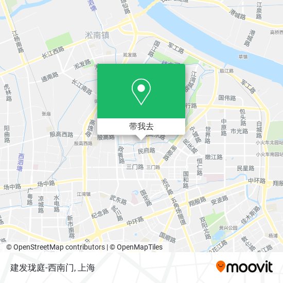 建发珑庭-西南门地图