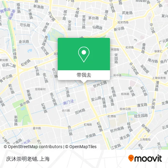 庆沐崇明老铺地图