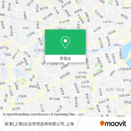 新寰(上海)企业管理咨询有限公司地图