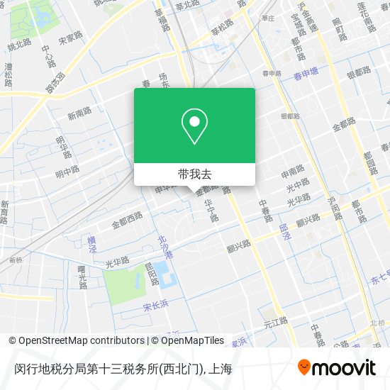 闵行地税分局第十三税务所(西北门)地图