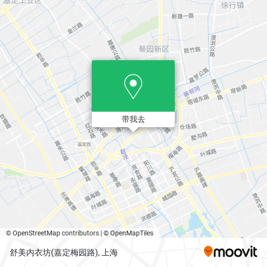 舒美内衣坊(嘉定梅园路)地图