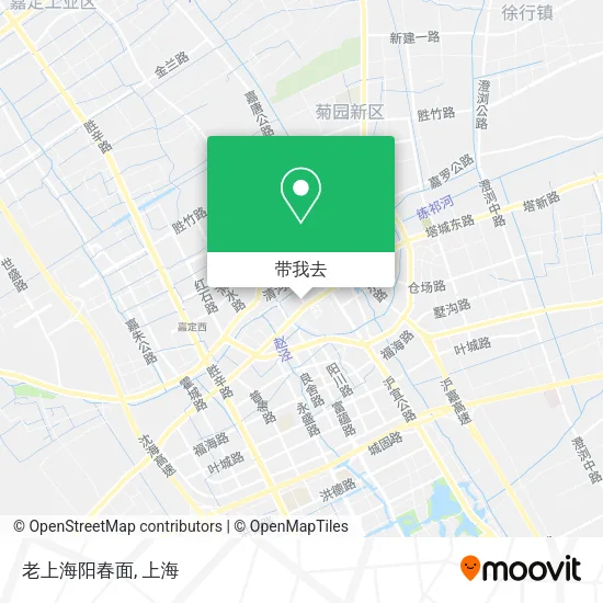 老上海阳春面地图