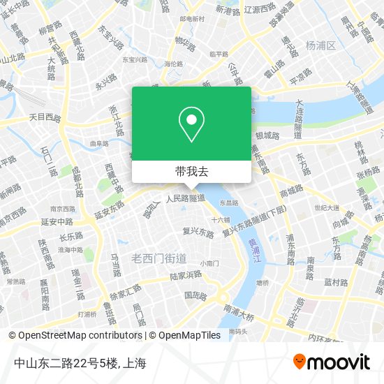 中山东二路22号5楼地图