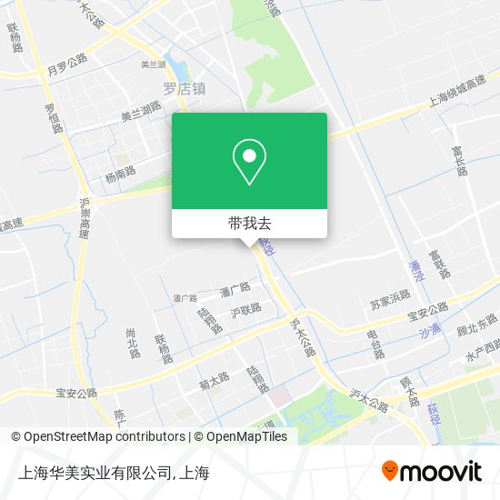 上海华美实业有限公司地图