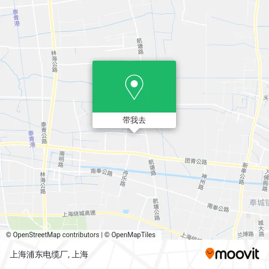 上海浦东电缆厂地图
