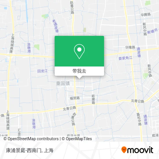 康浦景庭-西南门地图