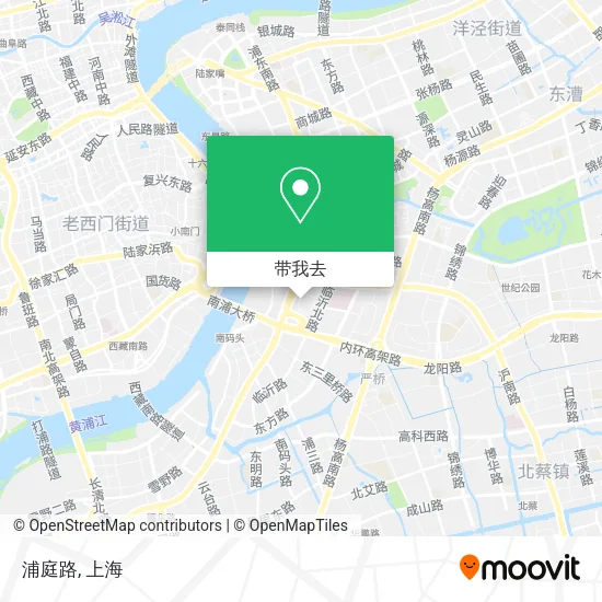 浦庭路地图