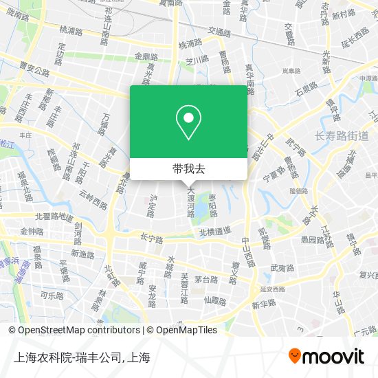 上海农科院-瑞丰公司地图