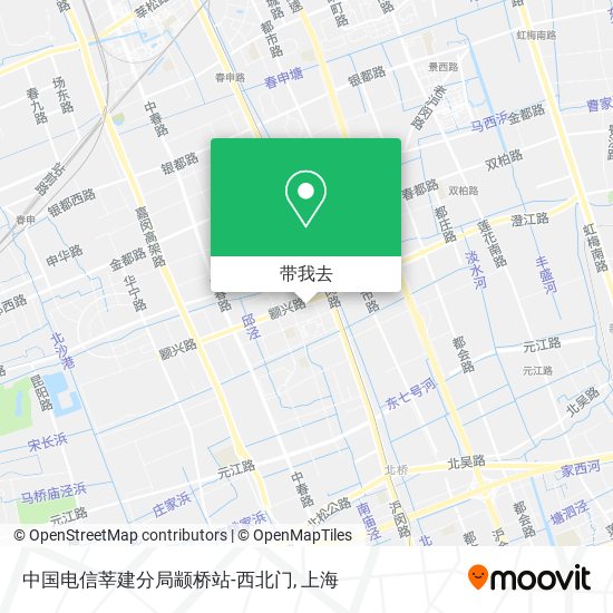 中国电信莘建分局颛桥站-西北门地图