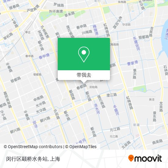 闵行区颛桥水务站地图