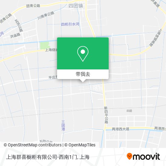 上海群喜橱柜有限公司-西南1门地图