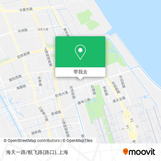 海天一路/航飞路(路口)地图